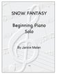 Snow Fantasy piano sheet music cover